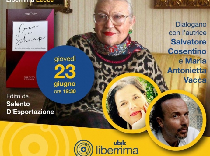 Oggi da Liberrima-Lecce Anna Troso presenta il suo ultimo libro