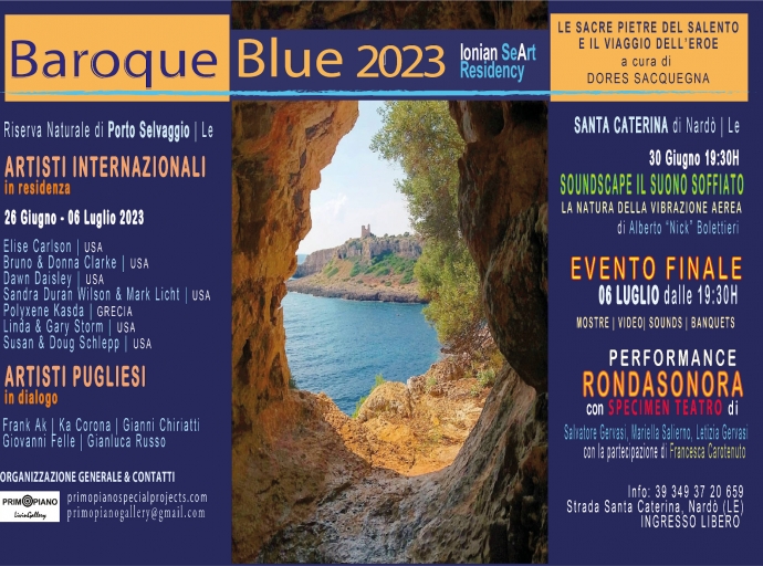 Baroque Blue Ionian a Santa Caterina giovedì prossimo 6 luglio per la manifestazione conclusiva 