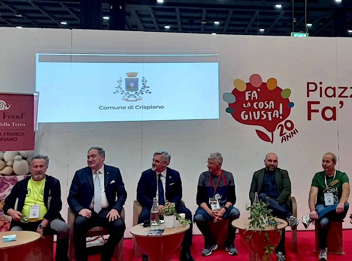 Anche quest'anno Crispiano è stata presente alla fiera milanese "Fa' la cosa giusta"